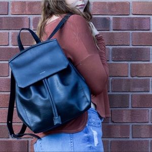 Matt & Nat Vegan Leather Brand New Black Backpack